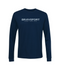 Suede Core Long Sleeve Crew - Navy